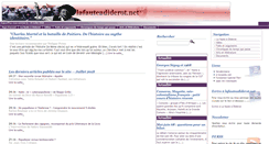 Desktop Screenshot of lafauteadiderot.net