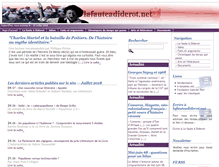 Tablet Screenshot of lafauteadiderot.net